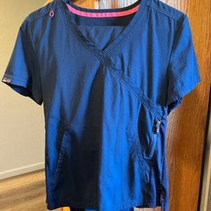 Navy Koi Lite Scrub Set